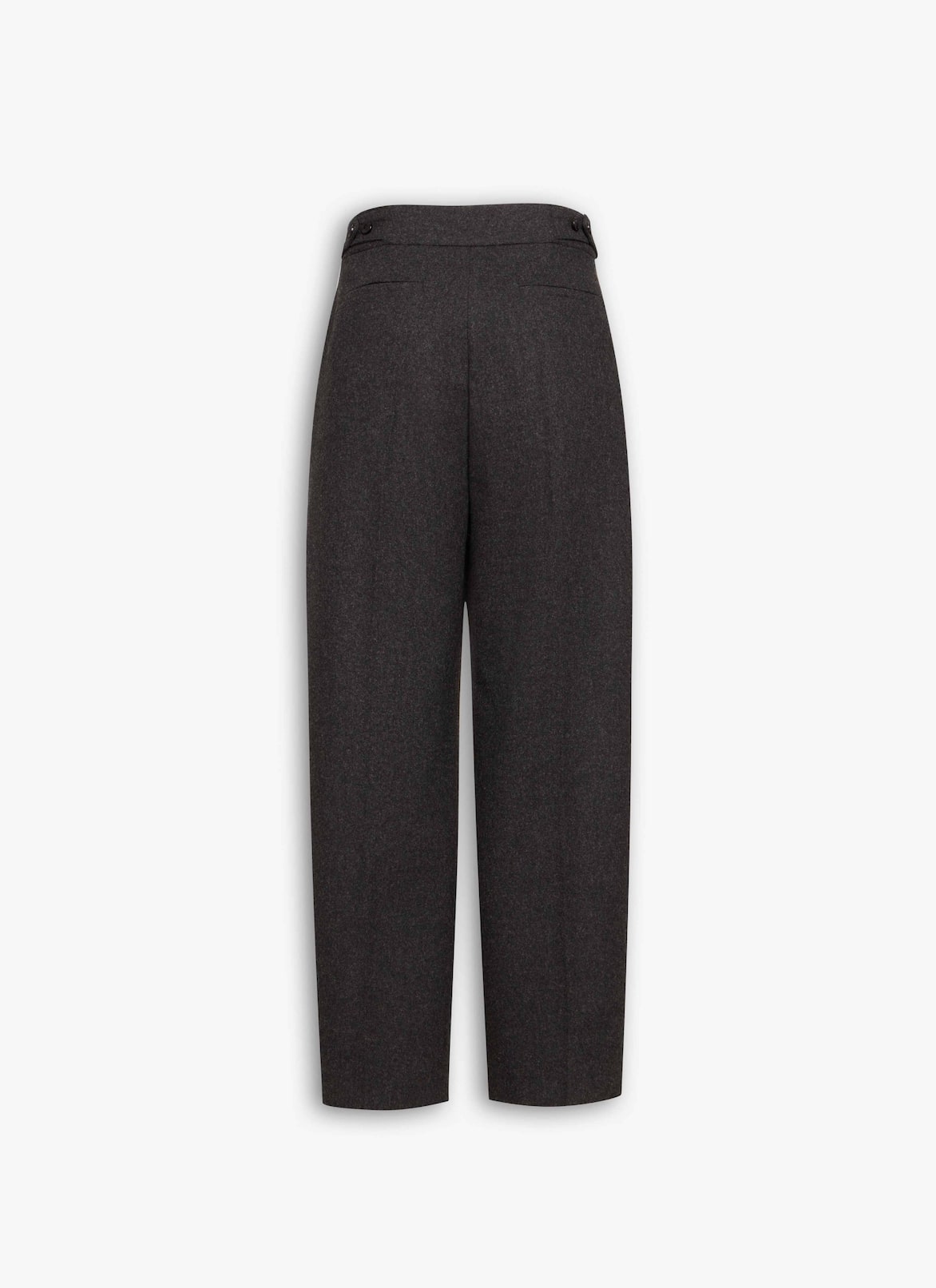FLANNEL TAILORED PANTS ALAÏA ANTHRACITE FLANNEL TAILORED PANTS